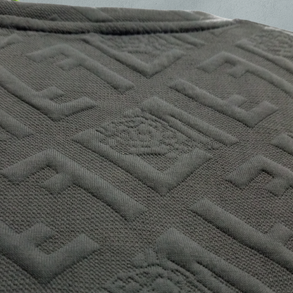 Evo Vogue Premium Dark Grey Jacquard Full-Sleeve T-Shirt