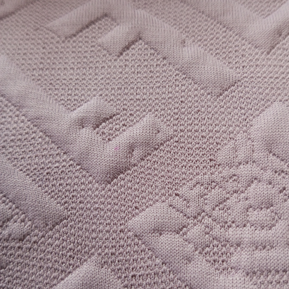 Evo Vogue Pink Jacquard Full-Sleeve T-Shirt