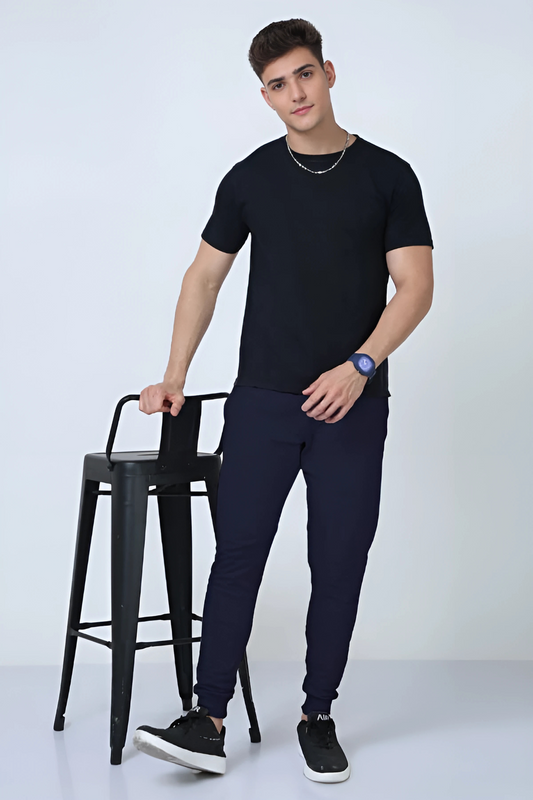 Navy 260 — Premium Loop-Knit Unisex Joggers