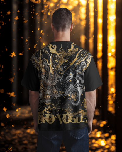 Evo Vogue “Dynasty Gold” Oversized Street Tee