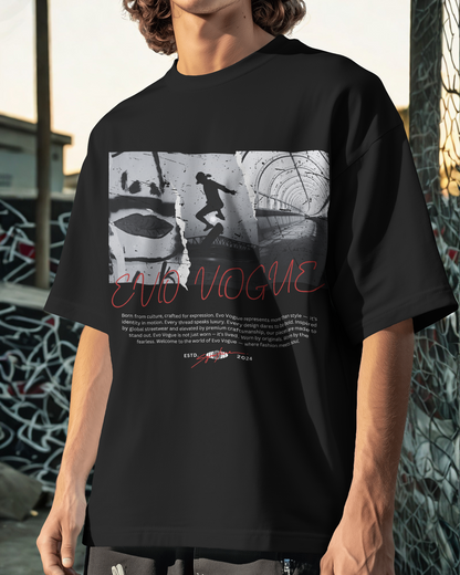 “Skatewave: Neo City Drift” Oversized Tee