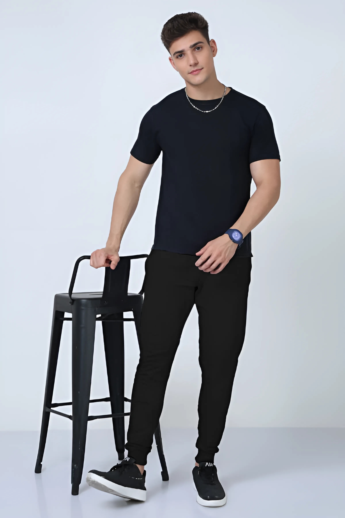 Midnight Metro 260 — Premium Loop-Knit Unisex Joggers