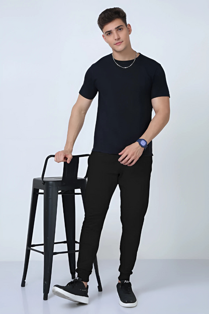 Midnight Metro 260 — Premium Loop-Knit Unisex Joggers