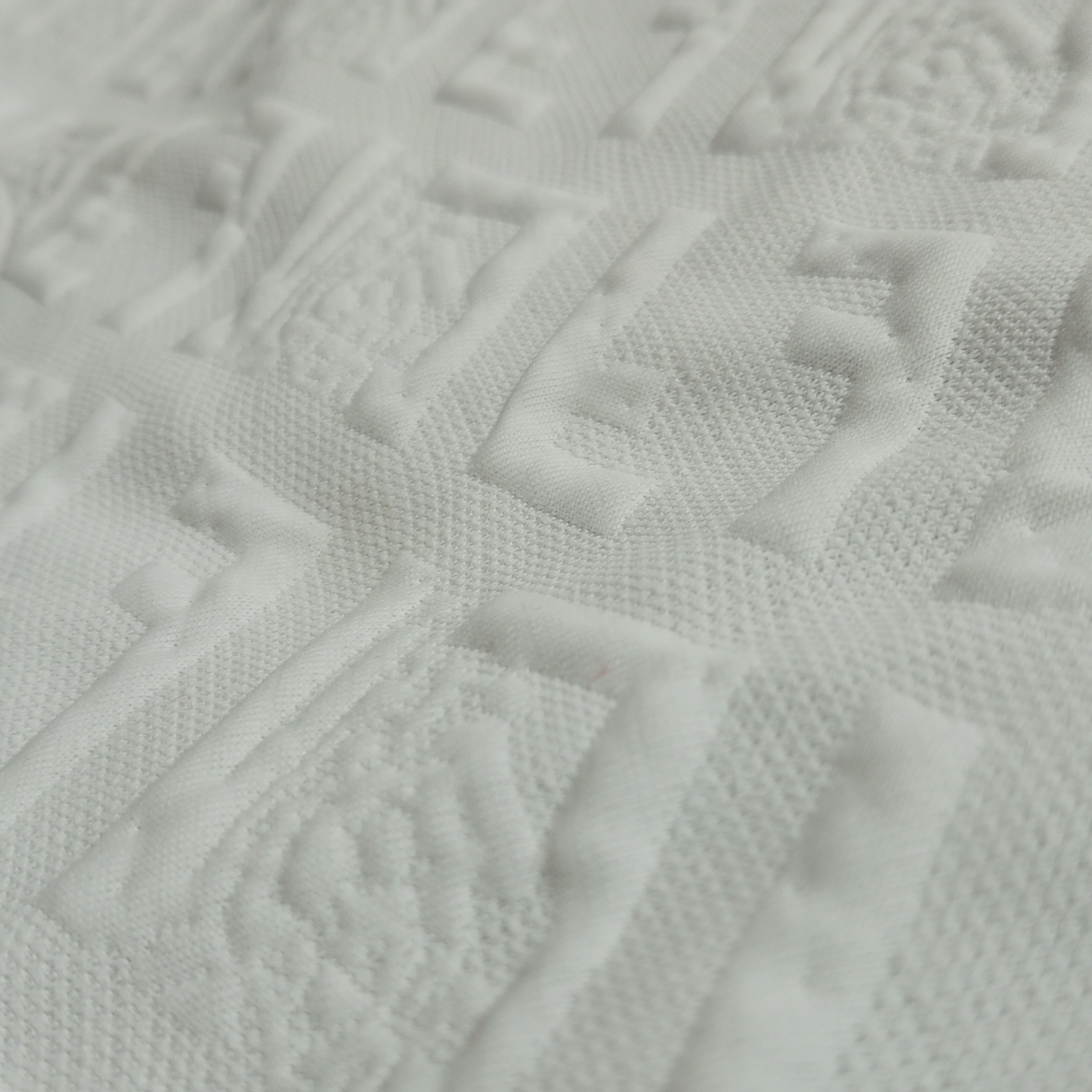 Evo Vogue Premium White Jacquard Full-Sleeve T-Shirt