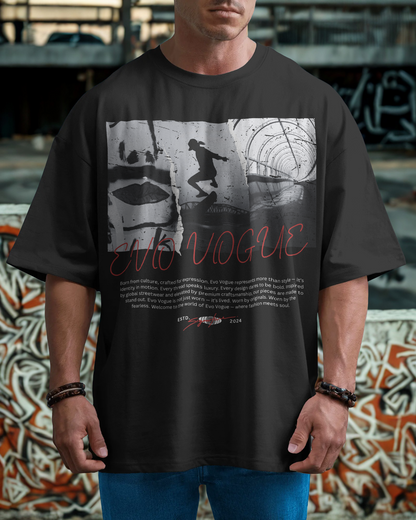 “Skatewave: Neo City Drift” Oversized Tee