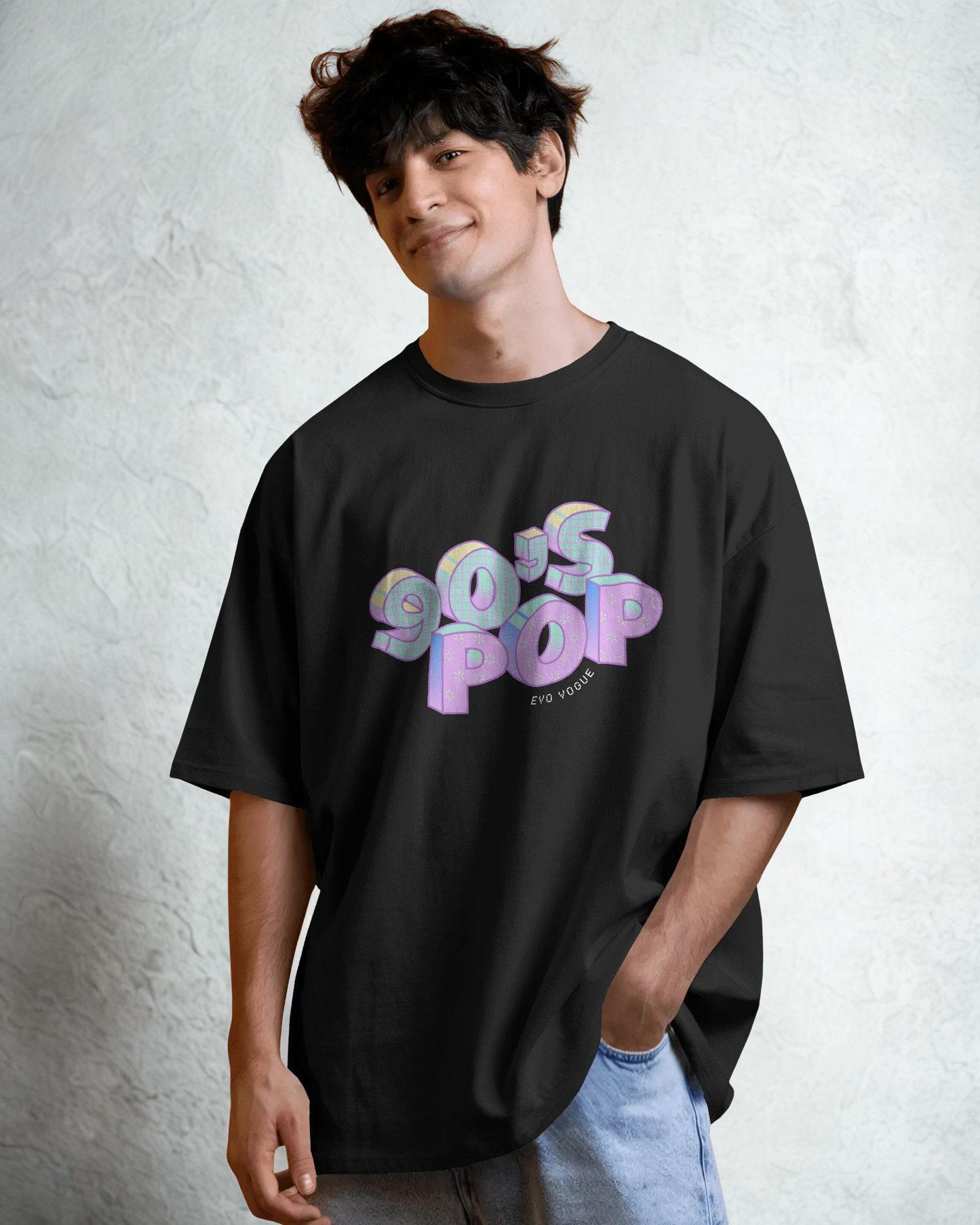 Upload Seoul Oversized Tee – Neo Tokyo Nights Edition