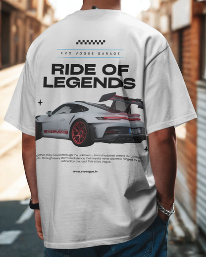 Ride of Legends Oversized Tee – Evo Vogue Garage Edition