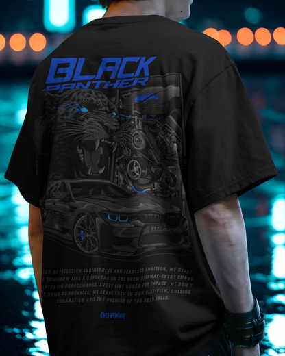 Black Panther X-Drive” Oversized Tee