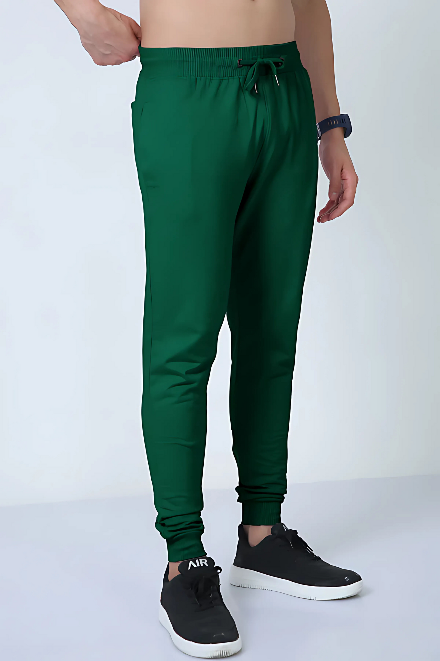 Evergreen 260 — Premium Loop-Knit Green Joggers