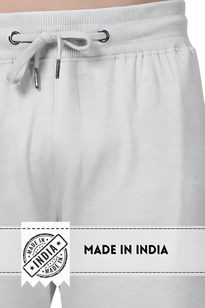 Grey Mélange 260 — Premium Loop-Knit Unisex Joggers”