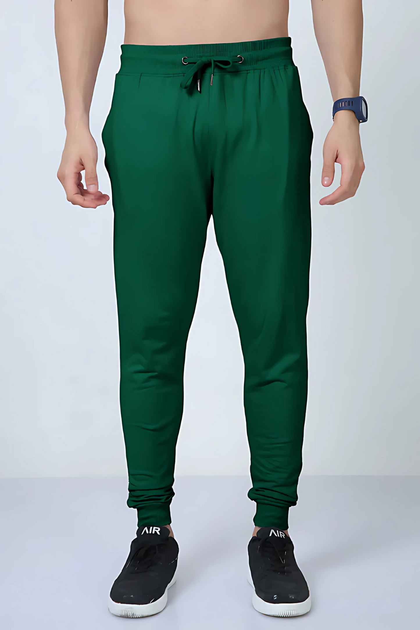Evergreen 260 — Premium Loop-Knit Green Joggers