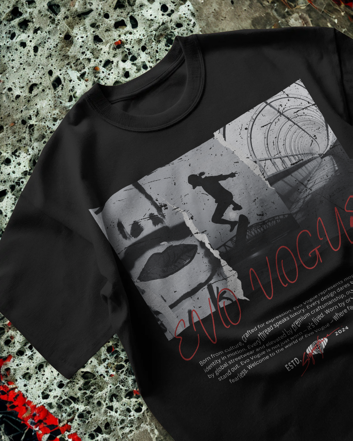 “Skatewave: Neo City Drift” Oversized Tee