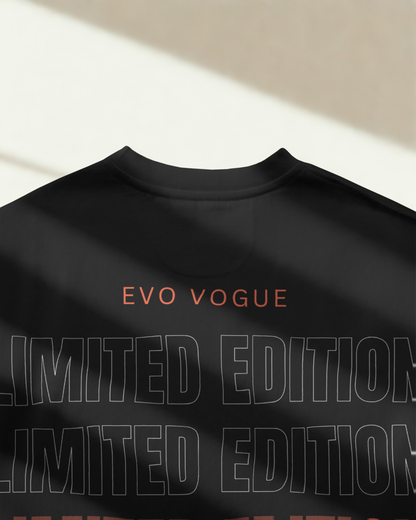 Evo Vogue “Elite Edition” Double-Sided Printed Textured Oversized Tee