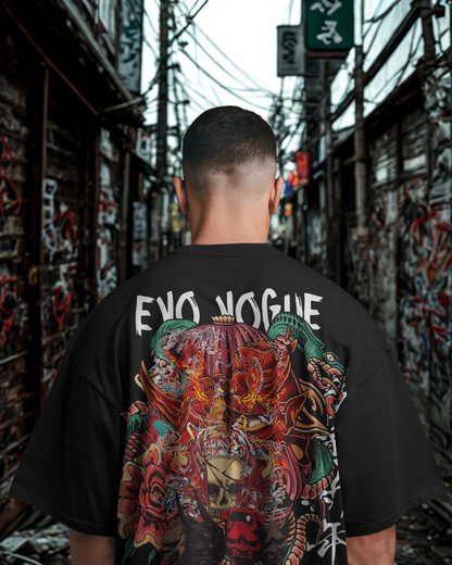 Evo Vogue "Infernal Reign" Oversized Street Tee