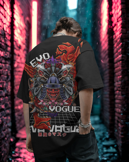 Demon Edition – Akuma No Masuku Oversized Tee