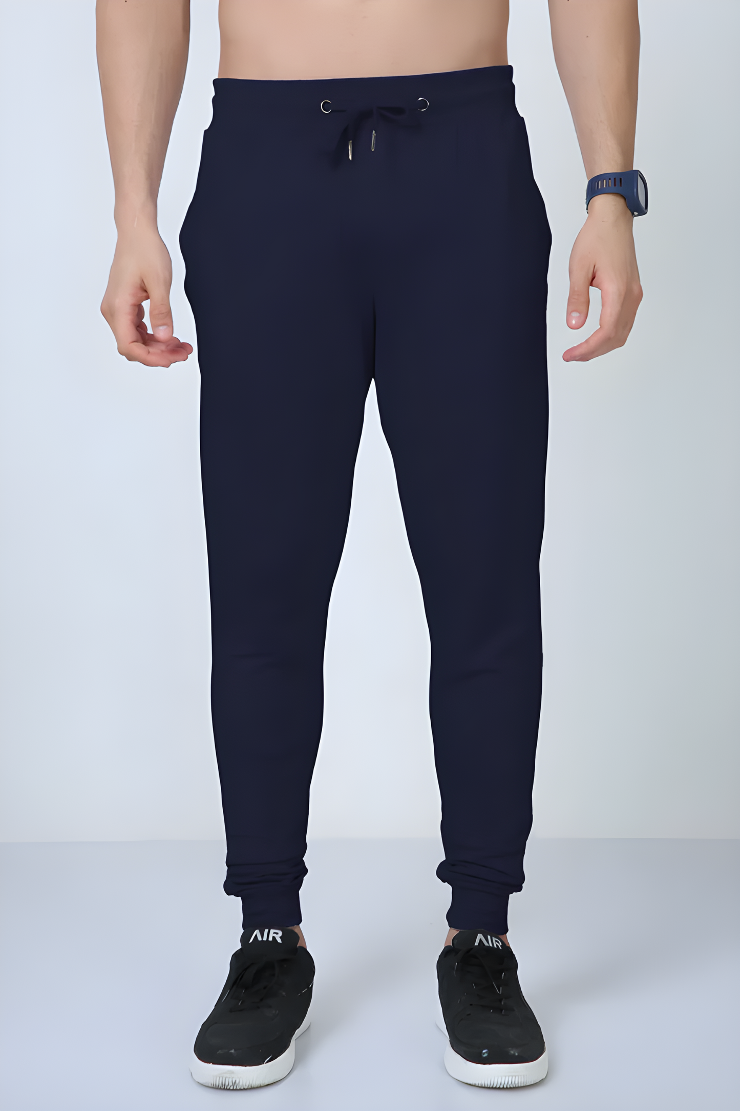 Navy 260 — Premium Loop-Knit Unisex Joggers