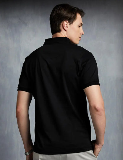 Premium Black Polo T-Shirt – The Perfect Blend of Elegance and Comfort