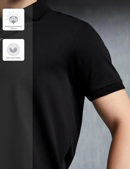 Premium Black Polo T-Shirt – The Perfect Blend of Elegance and Comfort