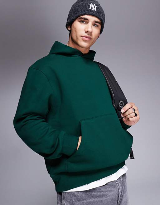 Timeless Oversized Green Hoodie - Premium Comfort & Style