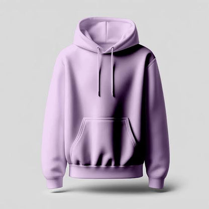Chic & Snug Oversized Lavender Hoodie - Effortless Winter Elegance