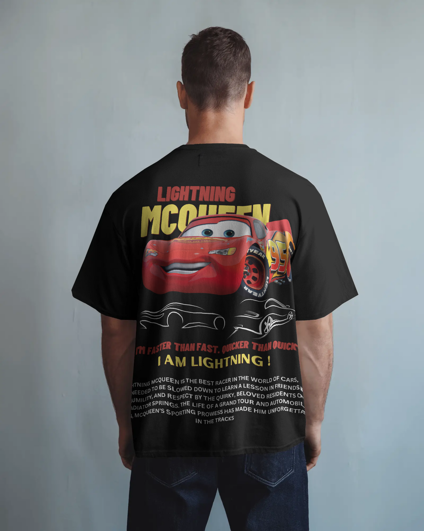 Lightning McQueen Oversized T-Shirt