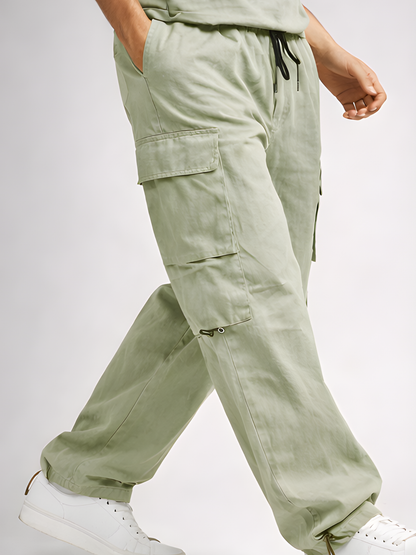Evo Vogue “Pista Seven” – 7 Pockets Ultra Premium Imported Linen Baggy Cargo Pants