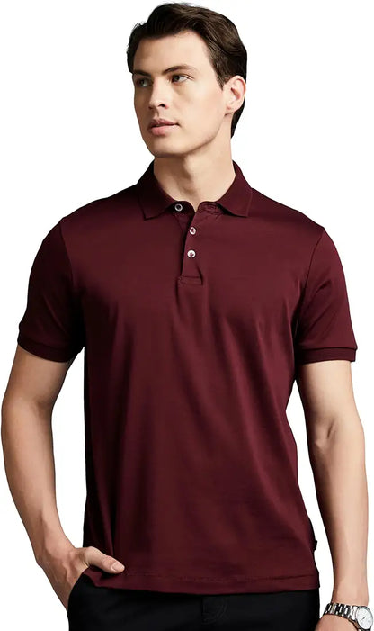 Maroon Premium Polo T-Shirt