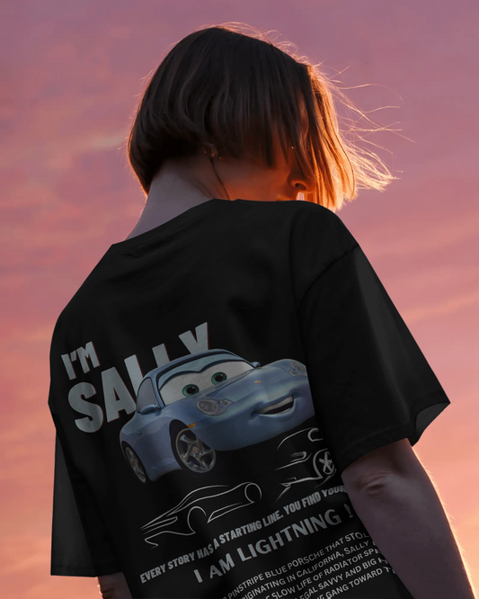 Sally Oversized Streetwear Tee – Premium Italian Cotton | 240 GSM Luxury Fit