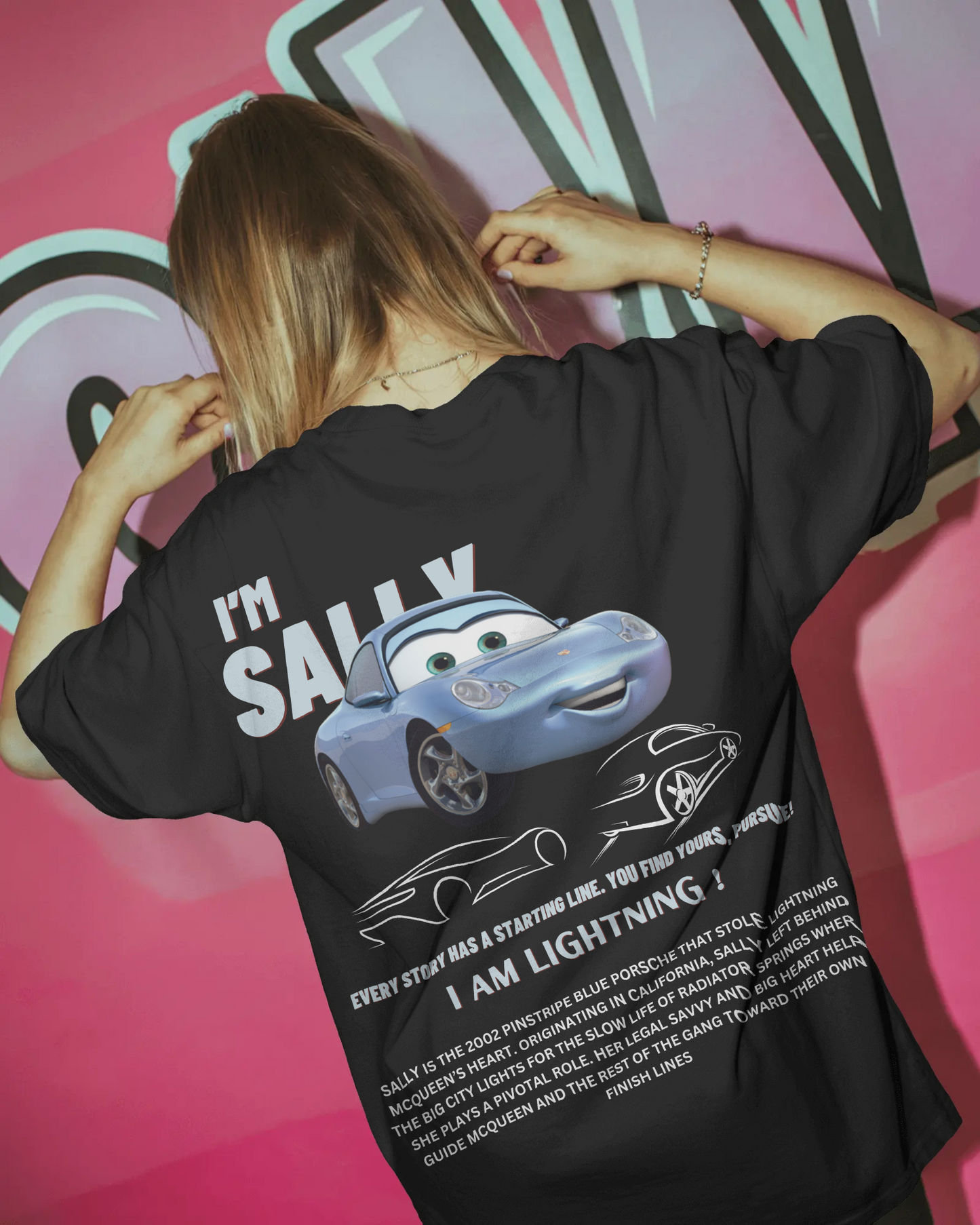 Sally Oversized Streetwear Tee – Premium Italian Cotton | 240 GSM Luxury Fit