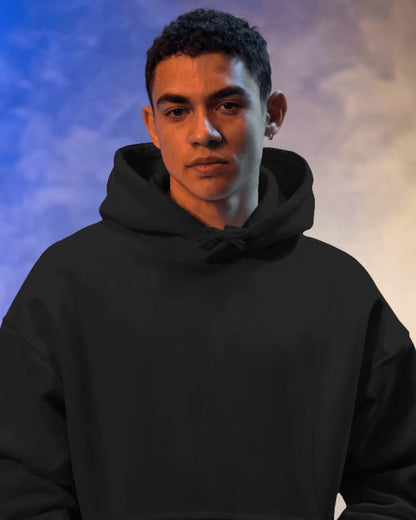 Timeless Plain Black Hoodie – A Wardrobe Essential