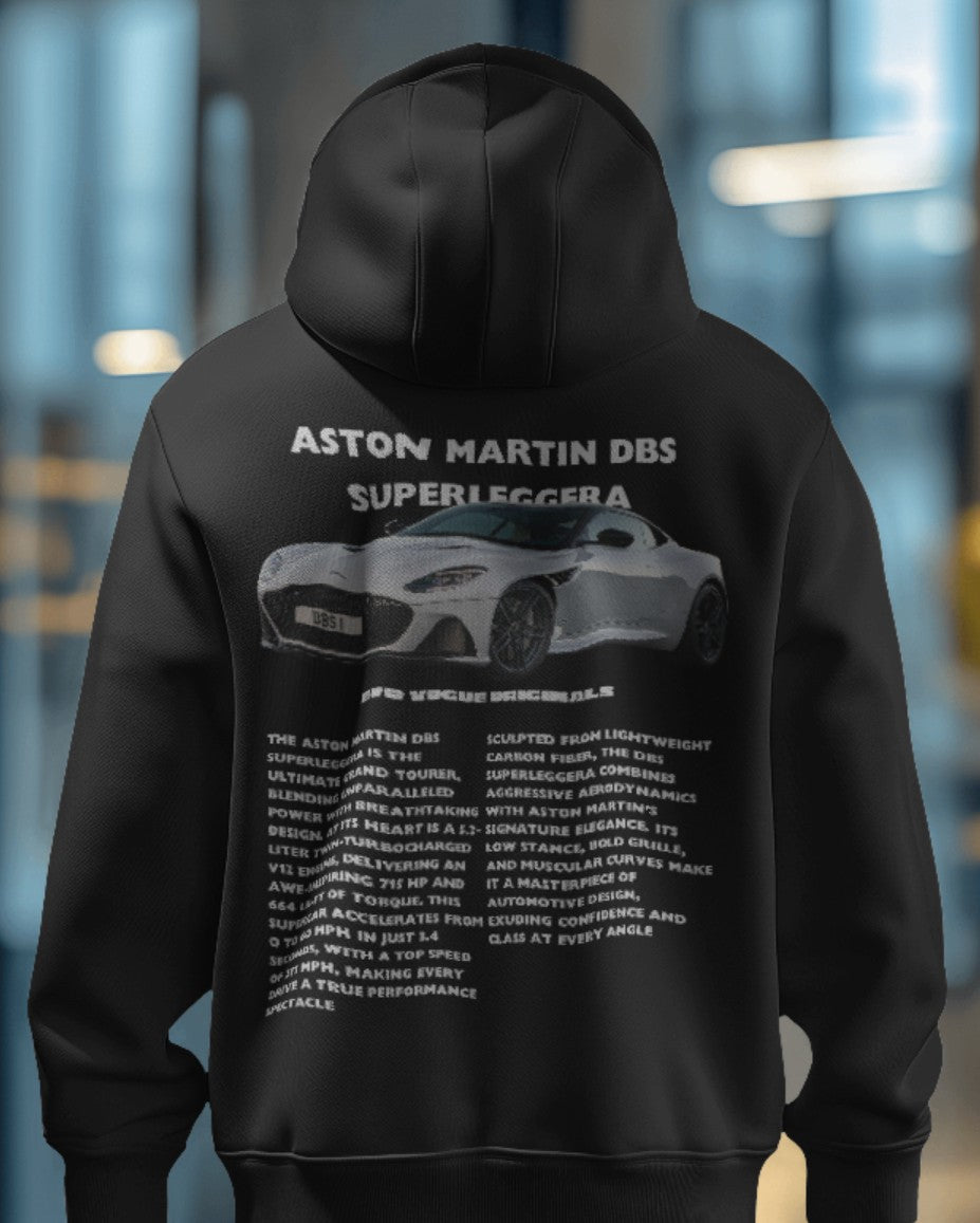 Evo Vogue Aston Martin DBS Superleggera Heavyweight 450 GSM Cotton Hoodie