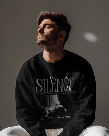 The Silence Statement: Evo Vogue Oversized Sweatshirt