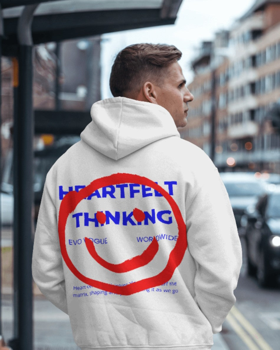 Heartfelt Thinking Oversized Hoodie by Evo Vogue