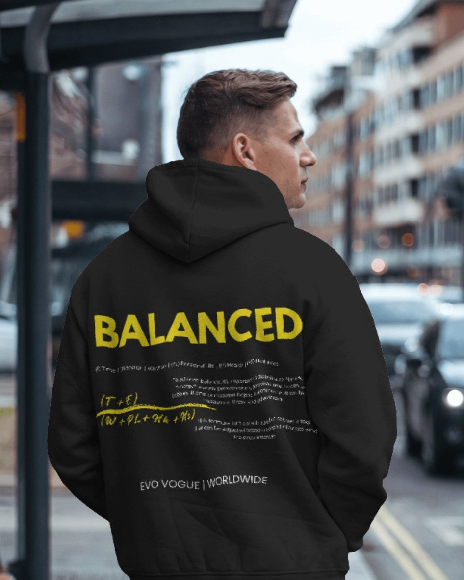 Balanced Oversized Hoodie by Evo Vogue