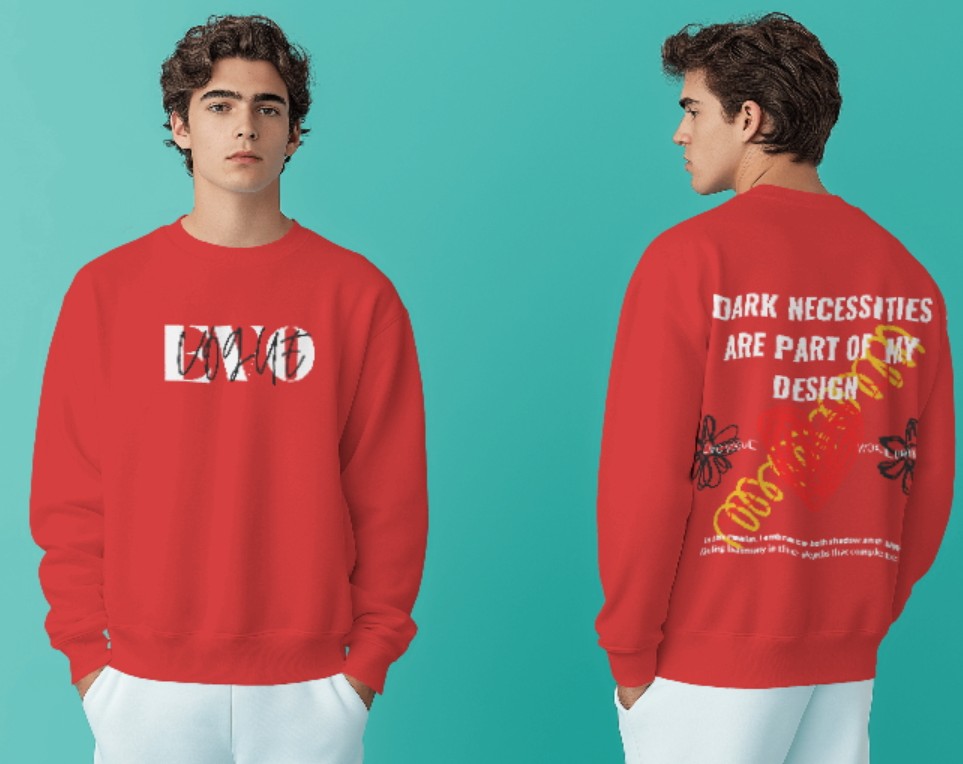 Dark Necessities Sweatshirt by Evo Vogue