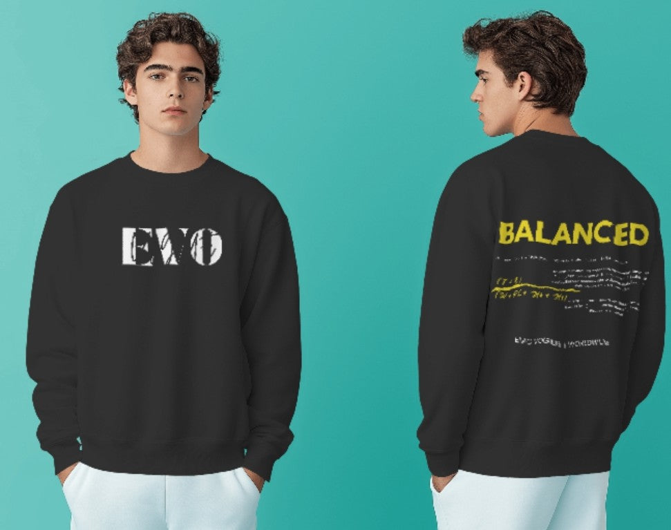 Balanced Lifestyle Sweatshirt by Evo Vogue
