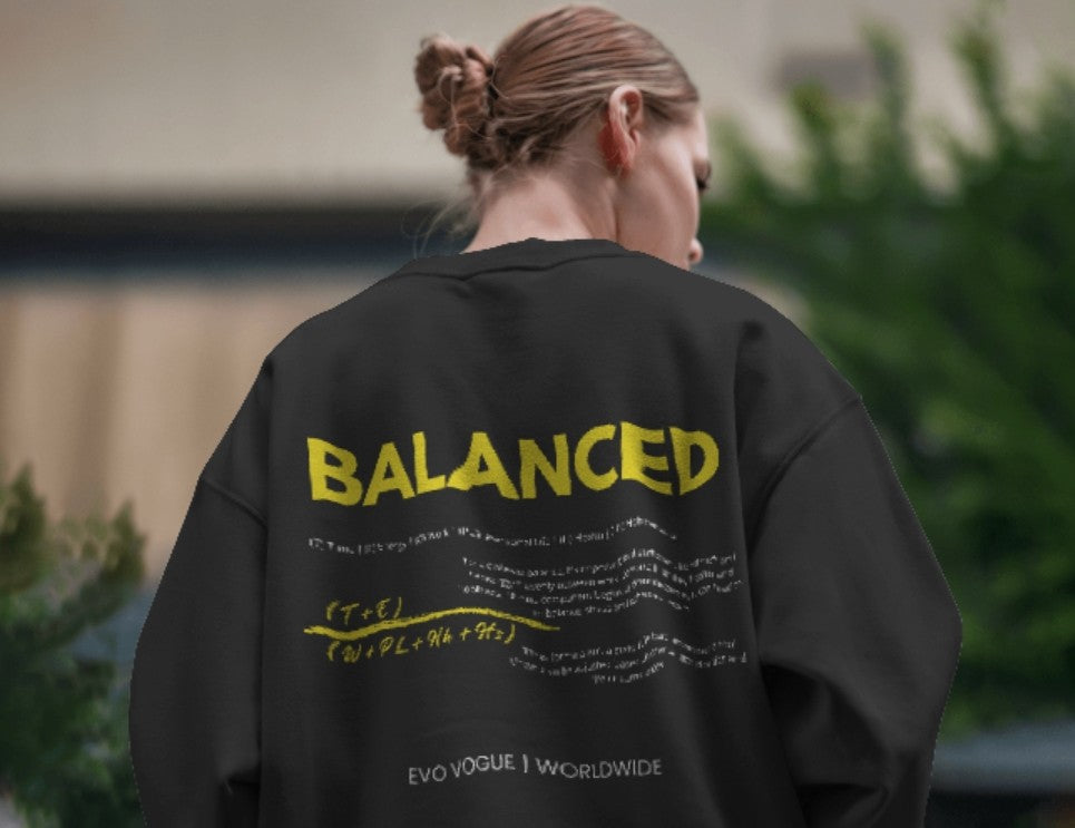 Balanced Lifestyle Sweatshirt by Evo Vogue