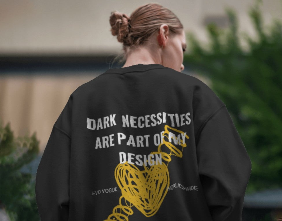 Dark Necessities Sweatshirt by Evo Vogue