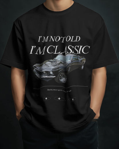 Timeless Ride: Classic Muscle Oversized T-Shirt