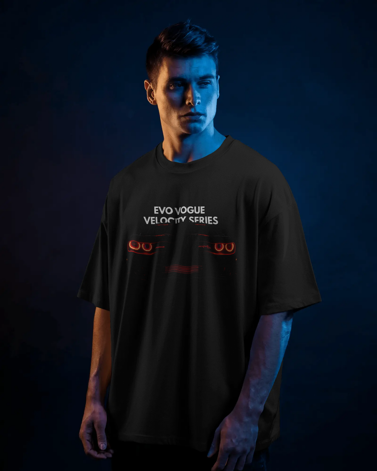 Evo Vogue Velocity Series 260 GSM Double-Sided Oversized Tee