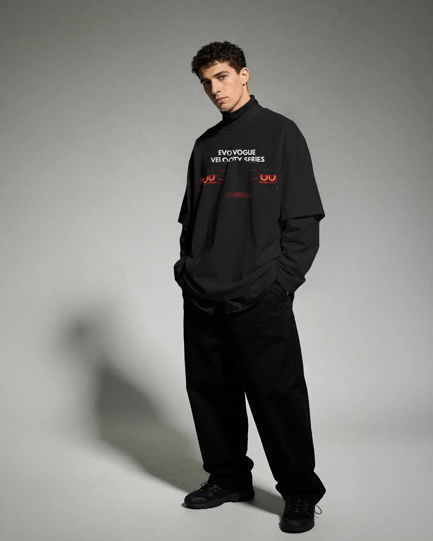 Evo Vogue Velocity Series 260 GSM Double-Sided Oversized Tee