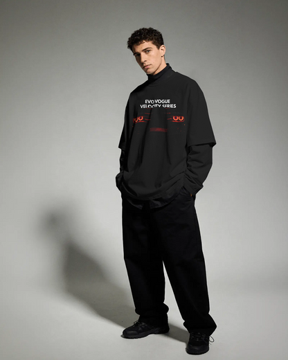 Evo Vogue Velocity Series 260 GSM Double-Sided Oversized Tee