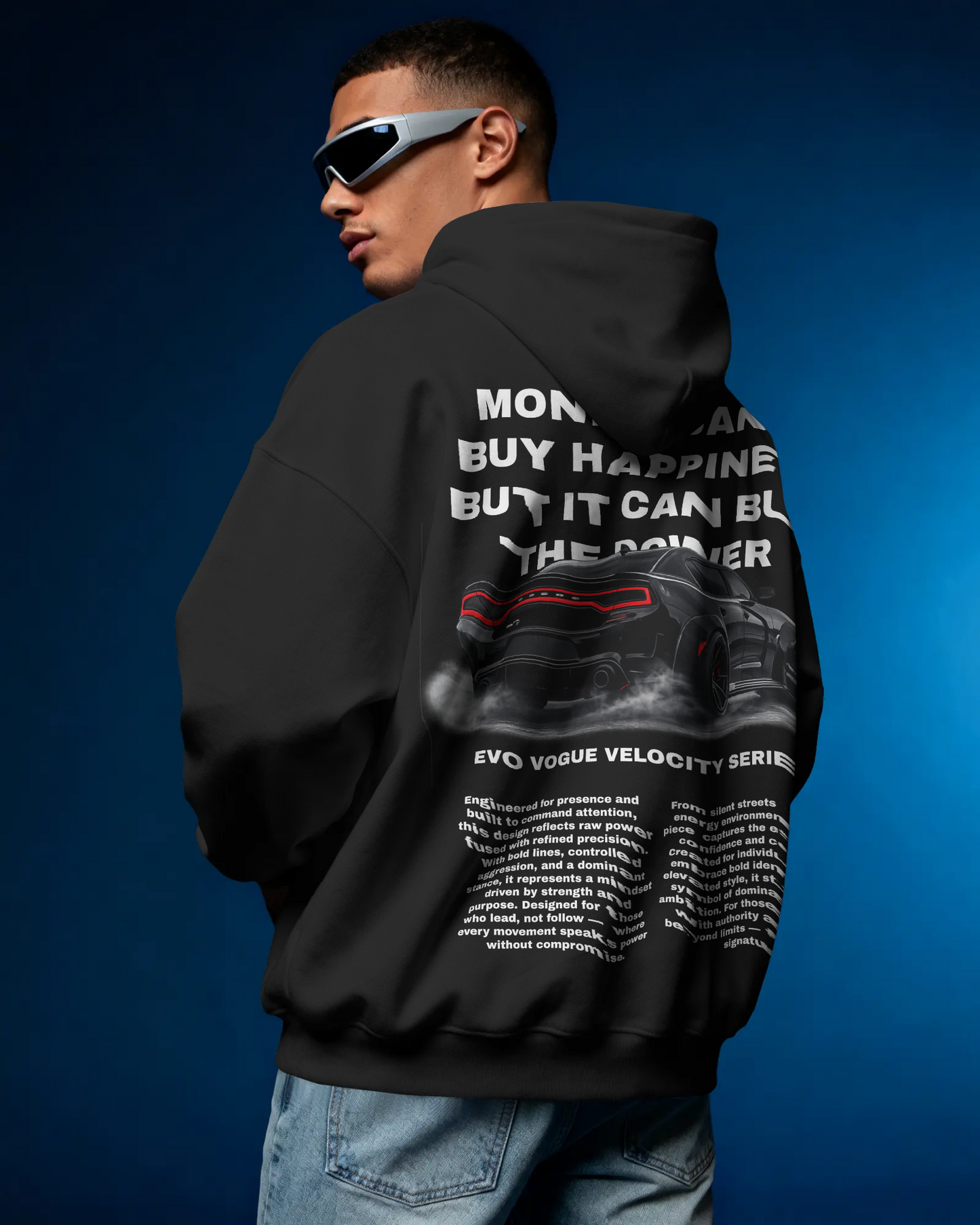 Evo Vogue Velocity Series Prestige Hoodie | 500 GSM Premium Oversized Fit