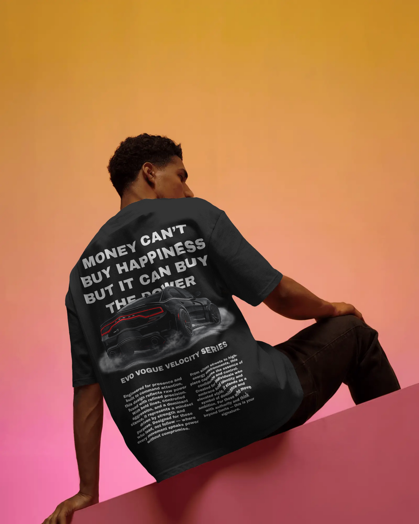 Evo Vogue Velocity Series Oversized T-Shirt