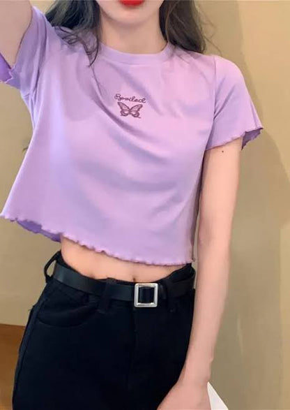 Women's Premium Cotton Crop Top