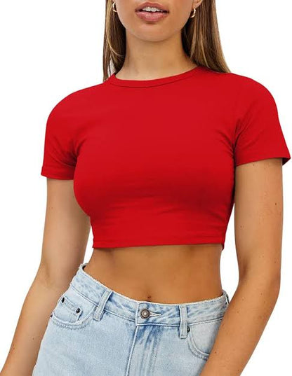 Women's Premium Cotton Crop Top
