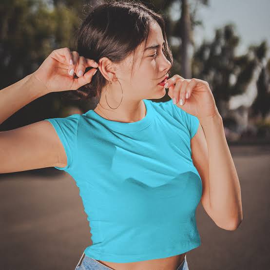 Women's Premium Cotton Crop Top