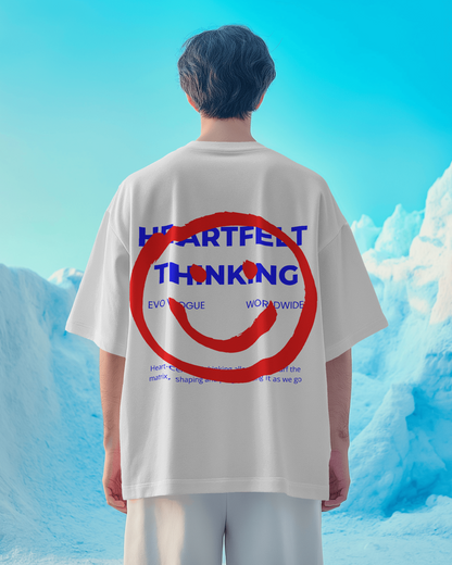 Heartfelt Thinking - Premium Oversized T-Shirt