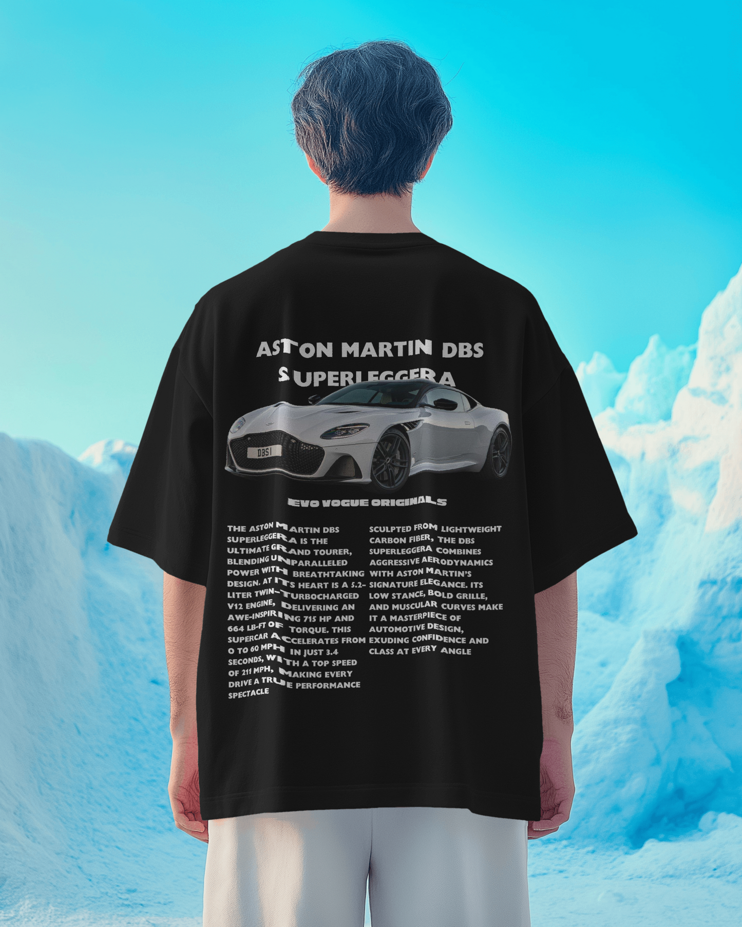 Aston Martin DBS Superleggera Oversized T-Shirt
