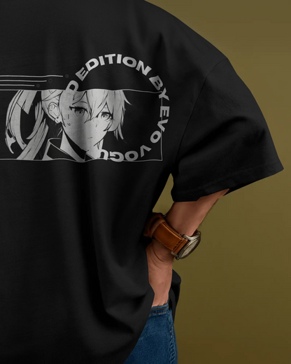 Evo Vogue “Ace of Spades” Double-Sided Printed Oversized Tee – Luxe Edition | 100% Pure Imported Premium Cotton